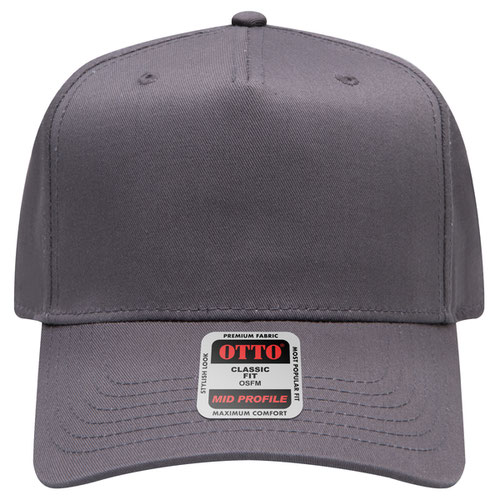 31-069 | OTTO Cotton Blend Twill Five Panel Pro Style Baseball Cap | Embroidered