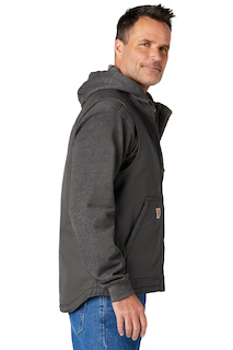 CT104277 | Carhartt Sherpa-Lined Mock Neck Vest | Embroidered