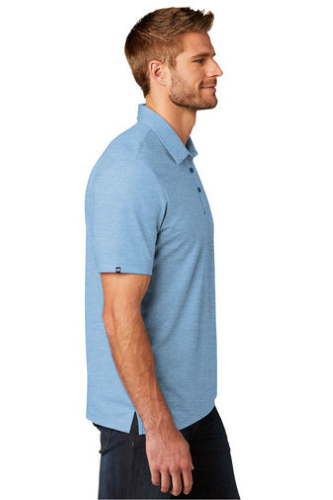 TM1MU412 | TravisMathew Oceanside Heather Polo | Embroidered