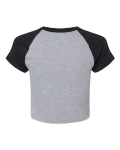 1201 | Bella + Canvas Women's Micro Rib Raglan Baby Tee | Embroidered