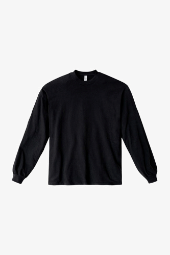 1807gd | LA Apparel Longsleeve Garment Dye Crew Neck T-shirt 6.5oz | Embroidered