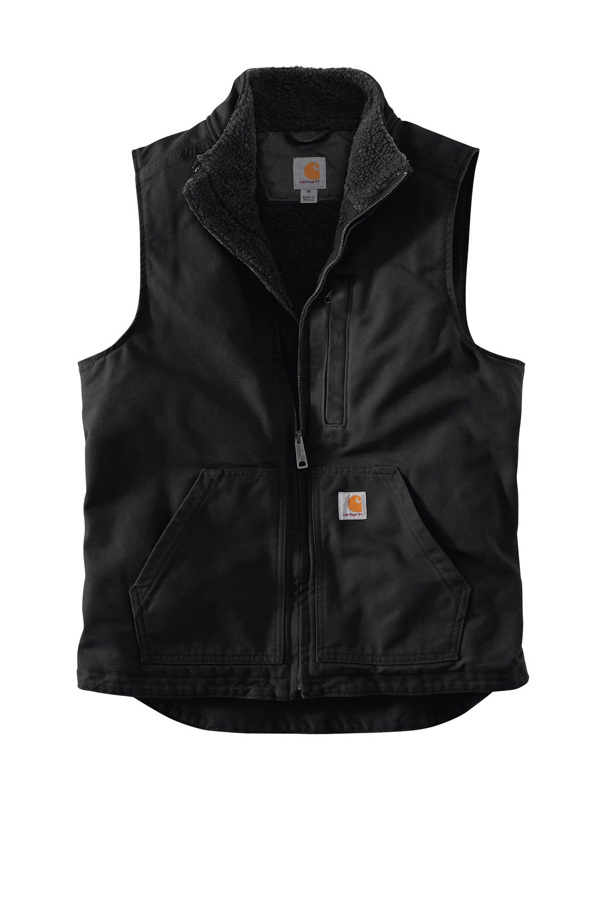 CT104277 | Carhartt Sherpa-Lined Mock Neck Vest | Embroidered