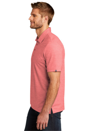 TM1MU412 | TravisMathew Oceanside Heather Polo | Embroidered
