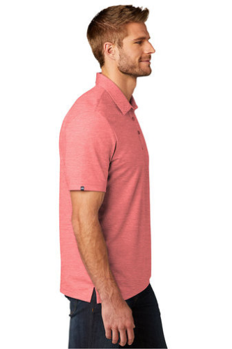 TM1MU412 | TravisMathew Oceanside Heather Polo | Embroidered