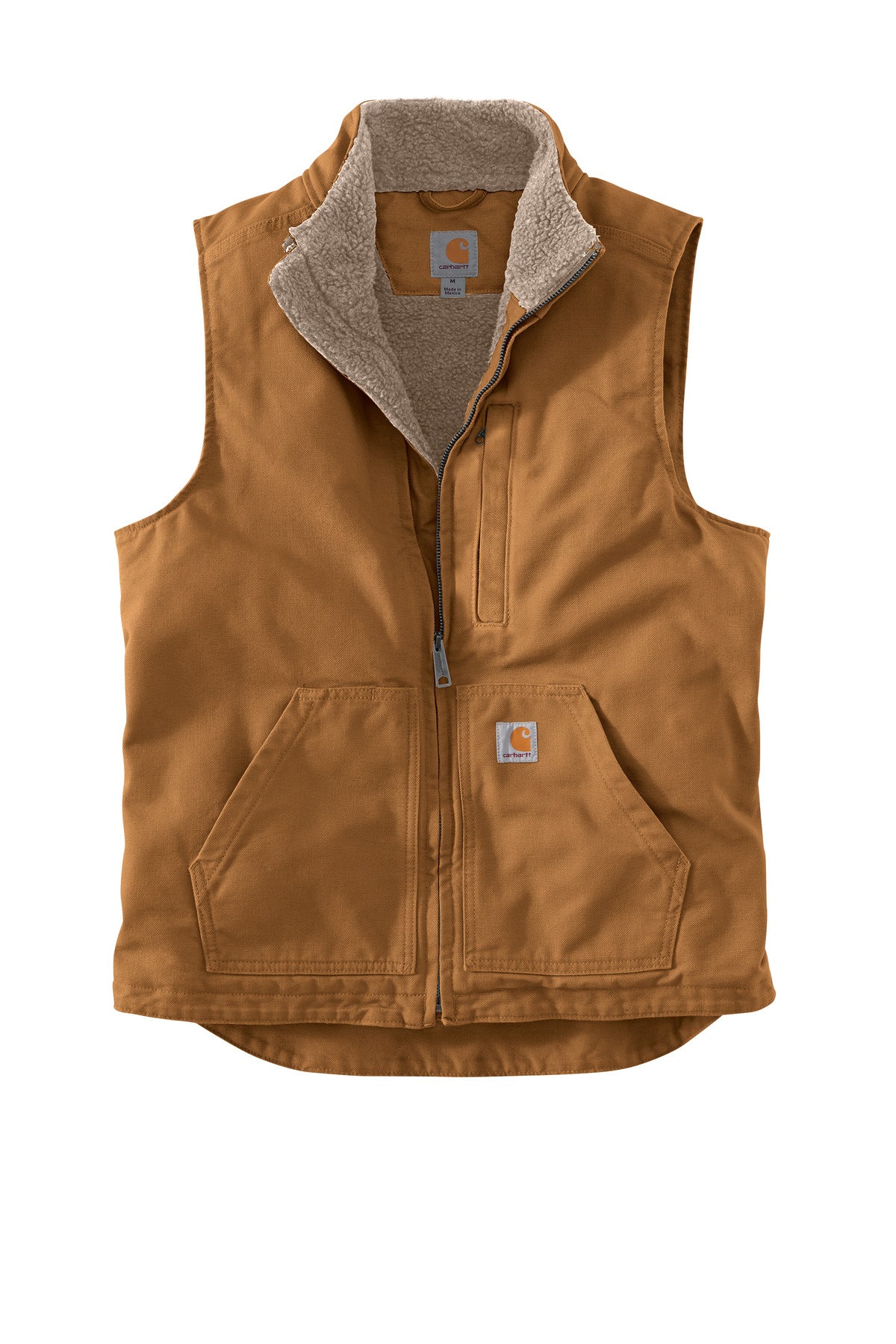 CT104277 | Carhartt Sherpa-Lined Mock Neck Vest | Embroidered