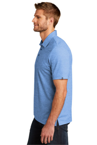 TM1MU412 | TravisMathew Oceanside Heather Polo | Embroidered