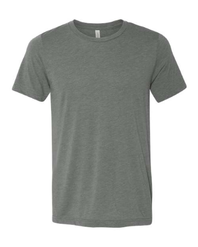 3001 | Bella + Canvas Heather Tee | Embroidered