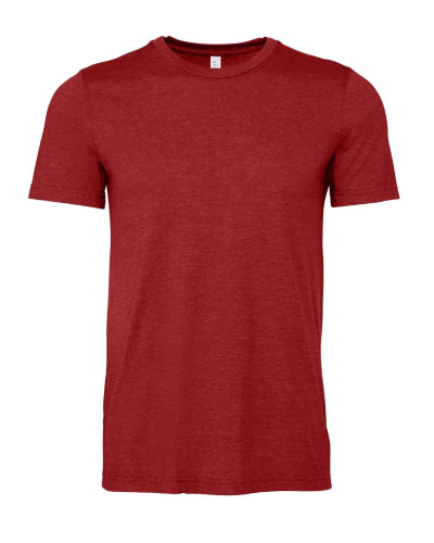 3001 | Bella + Canvas Heather Tee | Embroidered