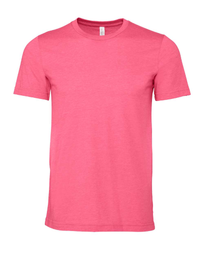 3001 | Bella + Canvas Heather Tee | Embroidered