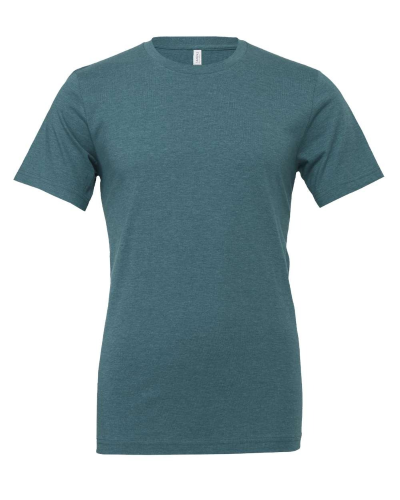 3001 | Bella + Canvas Heather Tee | Embroidered