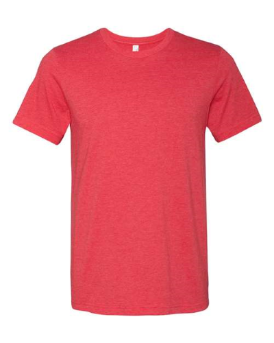 3001 | Bella + Canvas Heather Tee | Embroidered