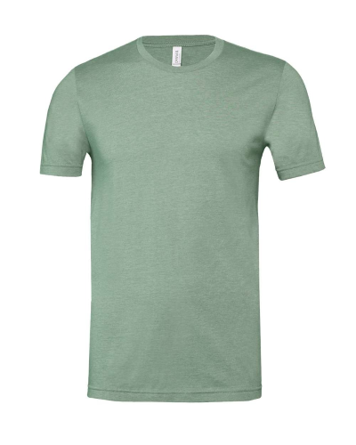 3001 | Bella + Canvas Heather Tee | Embroidered