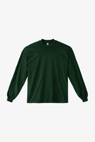 1807gd | LA Apparel Longsleeve Garment Dye Crew Neck T-shirt 6.5oz | Embroidered