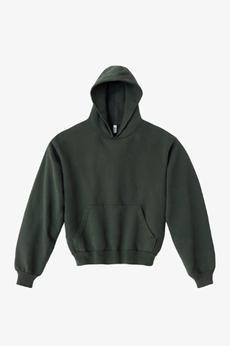 HF09GD | LA Apparel Heavy Fleece Hood PO 14 oz | Embroidered
