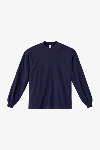 1807gd | LA Apparel Longsleeve Garment Dye Crew Neck T-shirt 6.5oz | Embroidered
