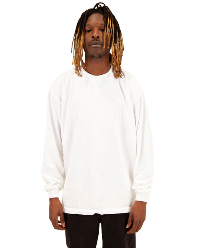 SHGDLS | Shaka Wear Men's Garment Dyed Long Sleeve T-Shirt | Embroidered