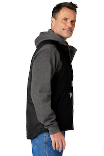 CT104277 | Carhartt Sherpa-Lined Mock Neck Vest | Embroidered